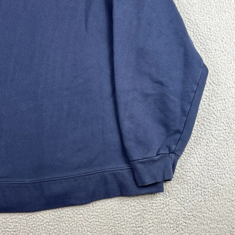 Vintage Nike Team Center Swoosh Hoodie Navy Blue Marquette Golden Eagles Mens L‎